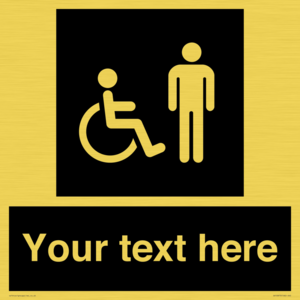 Custom information: black panel disabled and male